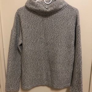 Cowl Neck Grey Sweater.